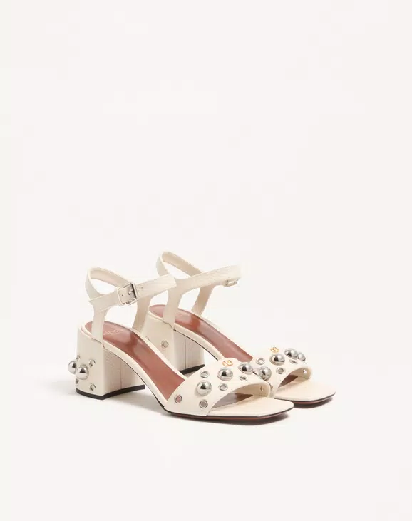 Valentino Nellcôte Sandal In Grainy Calfskin 60Mm - Image 6